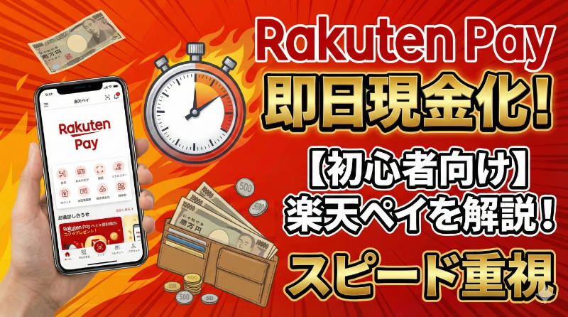 楽天ペイを即日現金化!